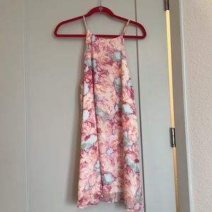 Forever 21 pastel baby doll halter dress